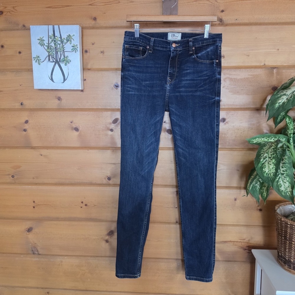 LTB Tanya High Rise Super Skinny Jeans 50765 Dark Wash 3850 Stretch Slimming 30